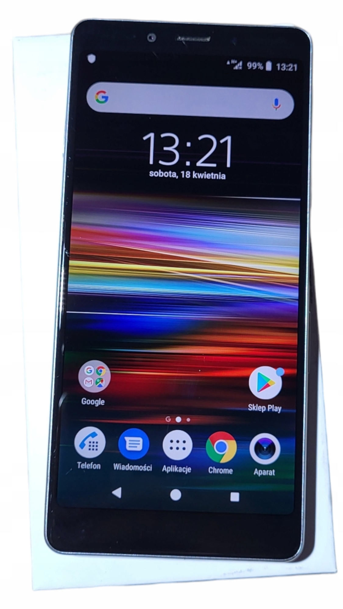 Smartfon Sony XPERIA L3 3 GB / 32 GB 4G (LTE) srebrny