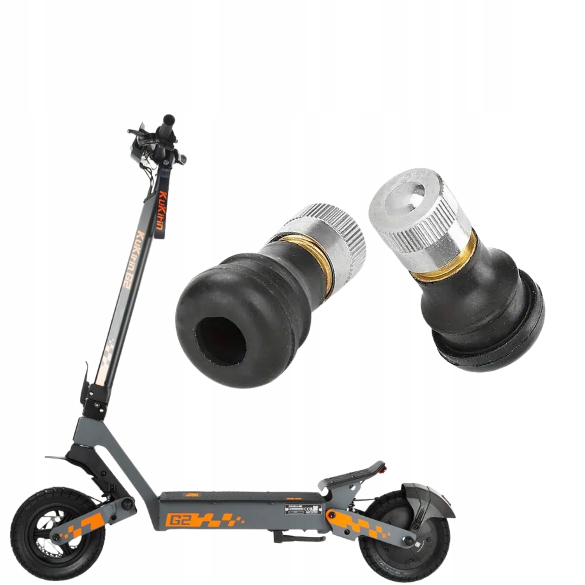 Zaworek Wentyl koła Hulajnoga krótki Kukirin Xiaomi Motus Ninebot Kugoo