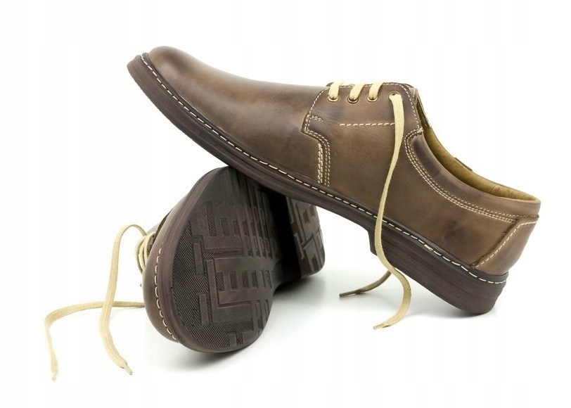 

Buty męskie klasyczne skóra brąz od dobrebutypl