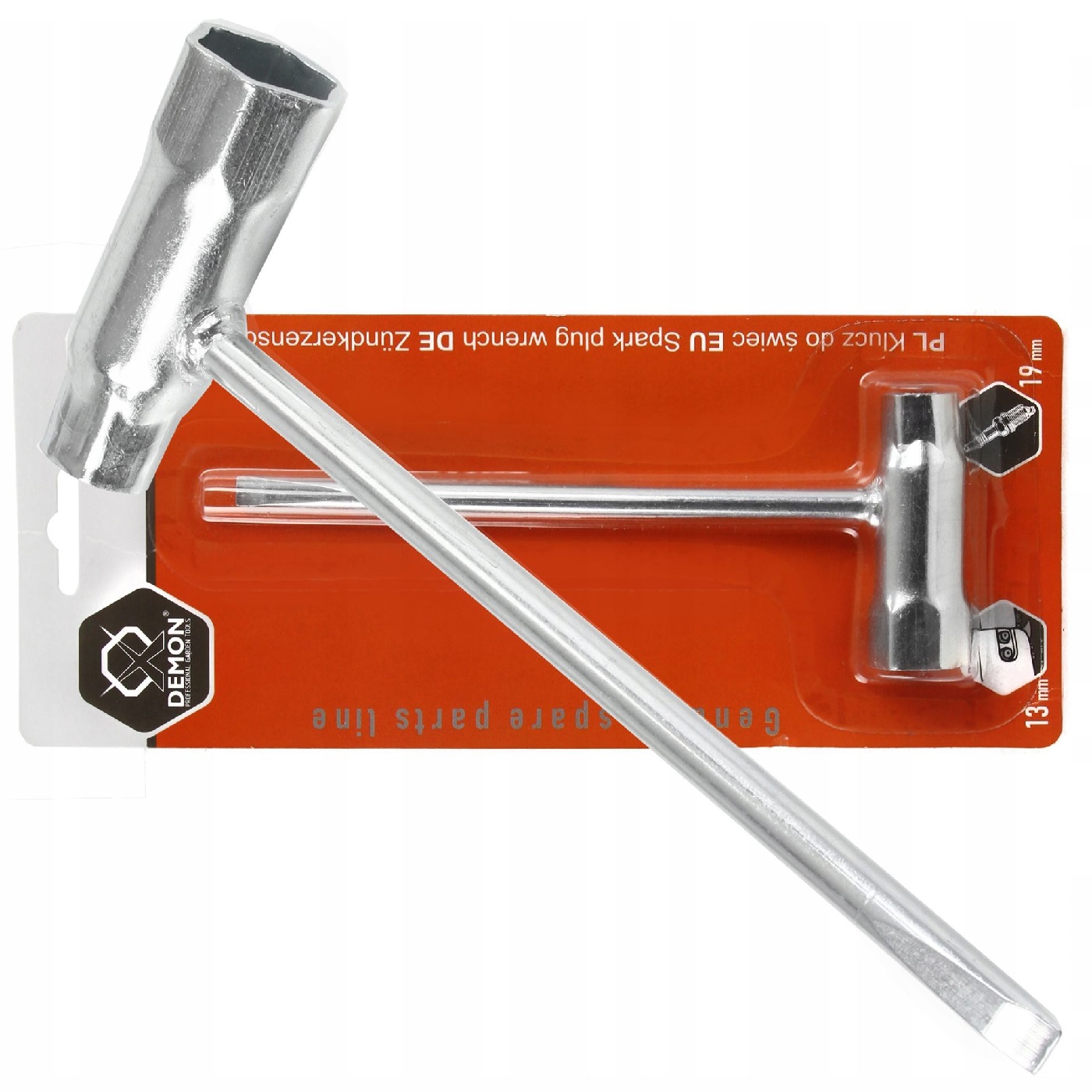 KLUCZ DO ŚWIEC 13X19MM I NACIĄGU ŁAŃCUCHA