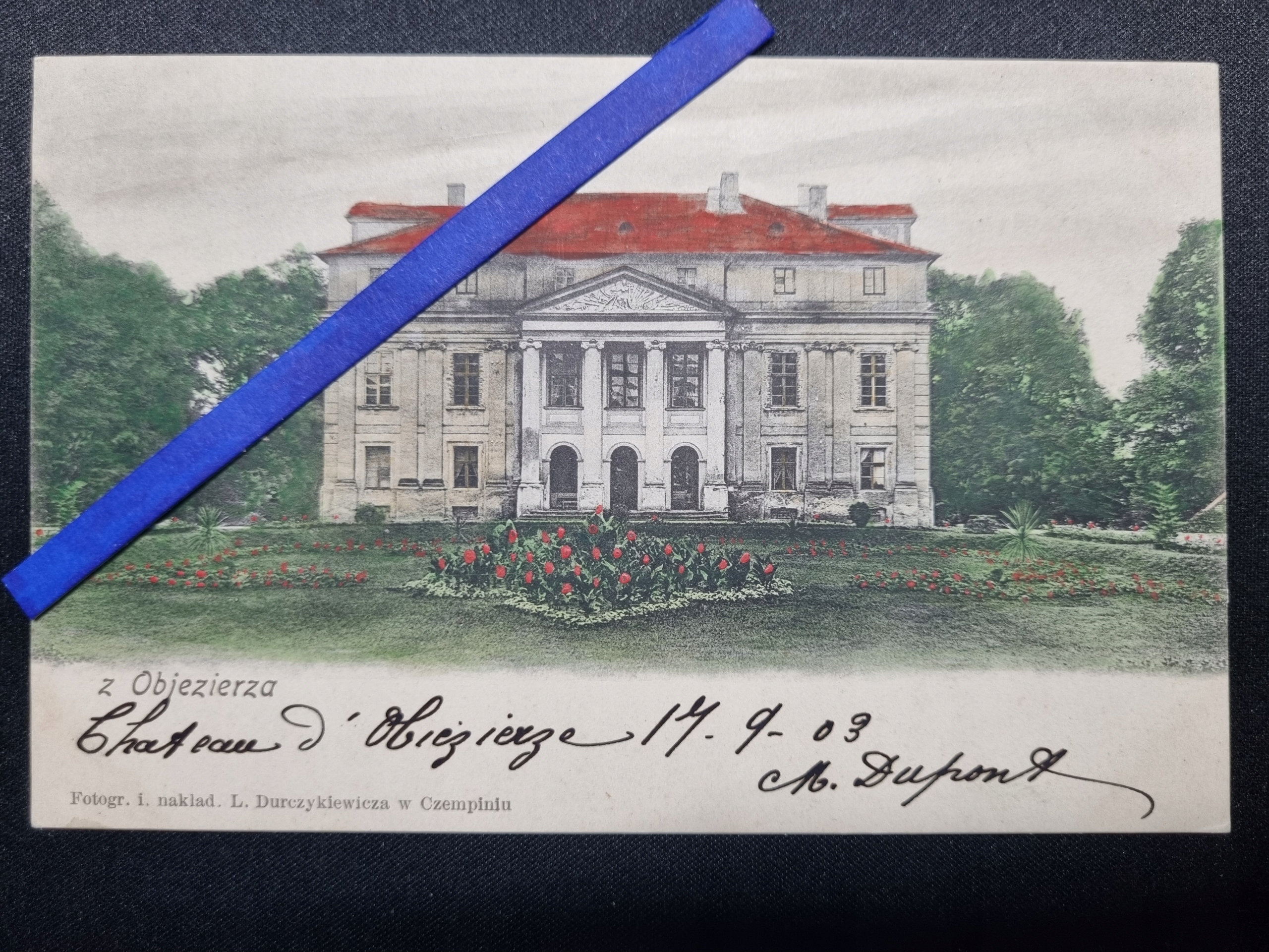 OBJEZIERZE 1903 Pałac Adam Mickiewicz POZNAŃ