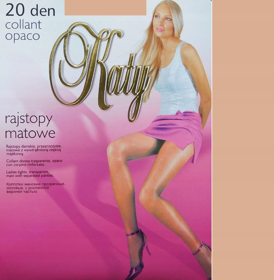 

Katy Opaco 20den cienkie półmatowe pudre 5