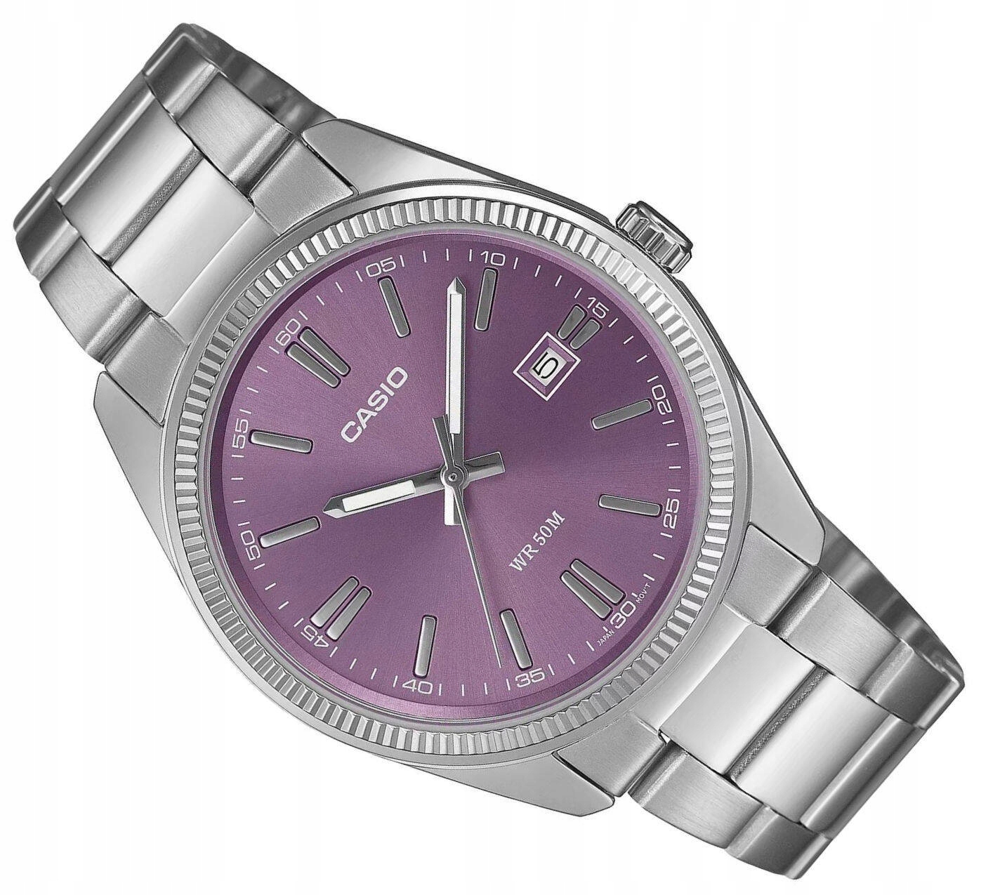 Klasické Pánské Vodotěsné Hodinky Casio MTP-1302PD -6AVEF Fialové