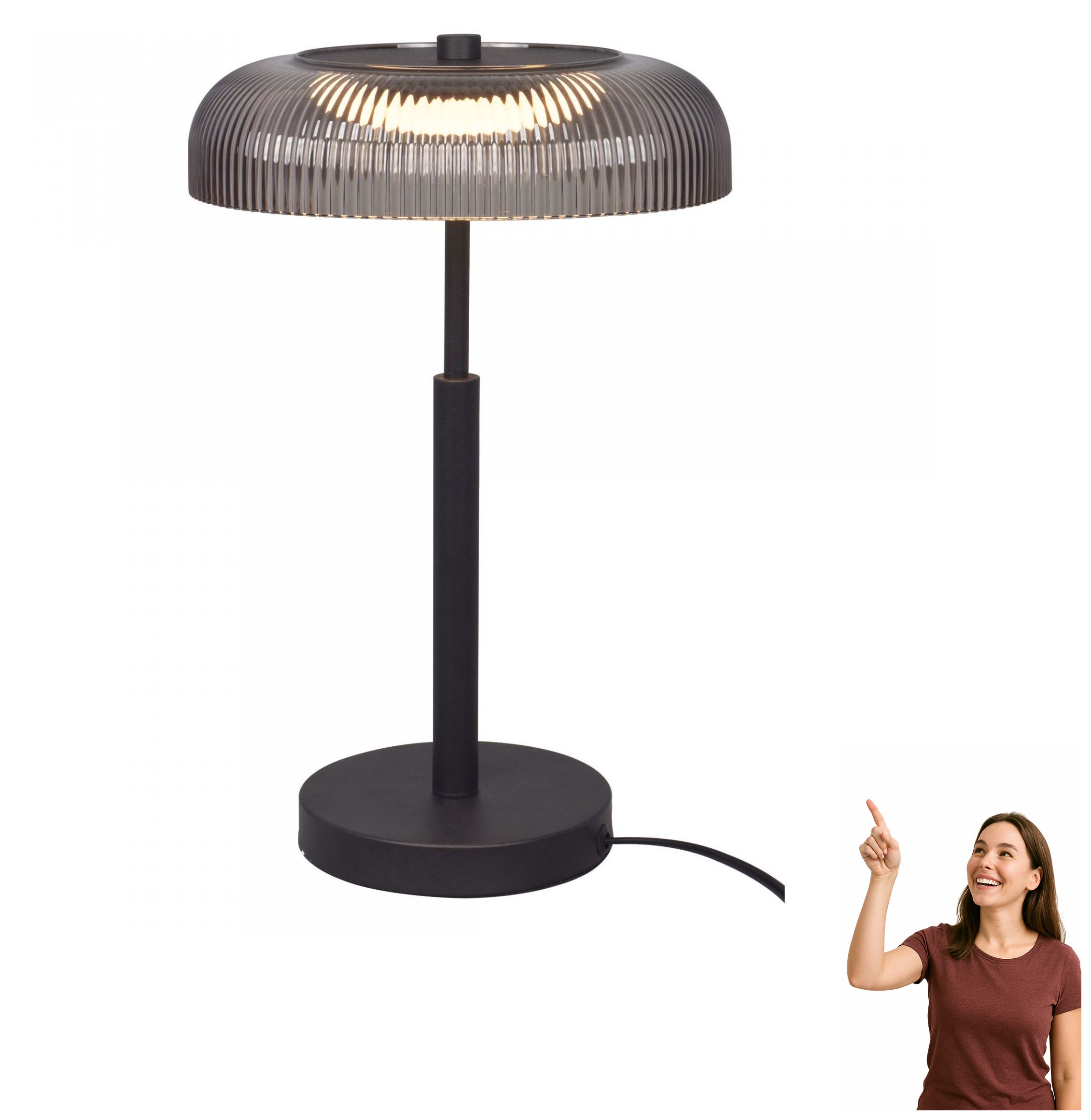 Stolová Led lampa 10W Solvia T230757601 Zuma Line