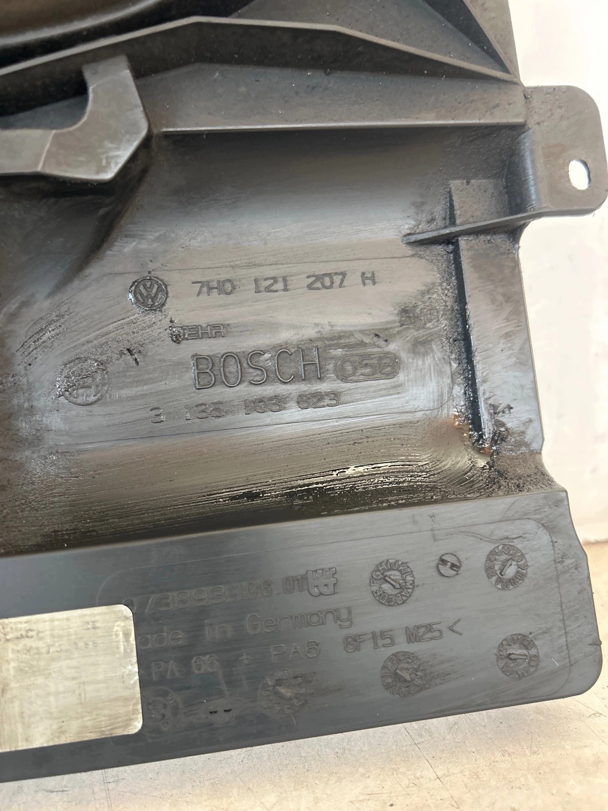 obal ventylátora ventilátor Volkswagen T5 2.5 TDI