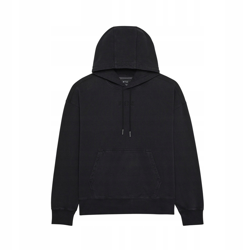 Mikina S Kapucí Fox Wordmark Oversized Fleece Po Black M