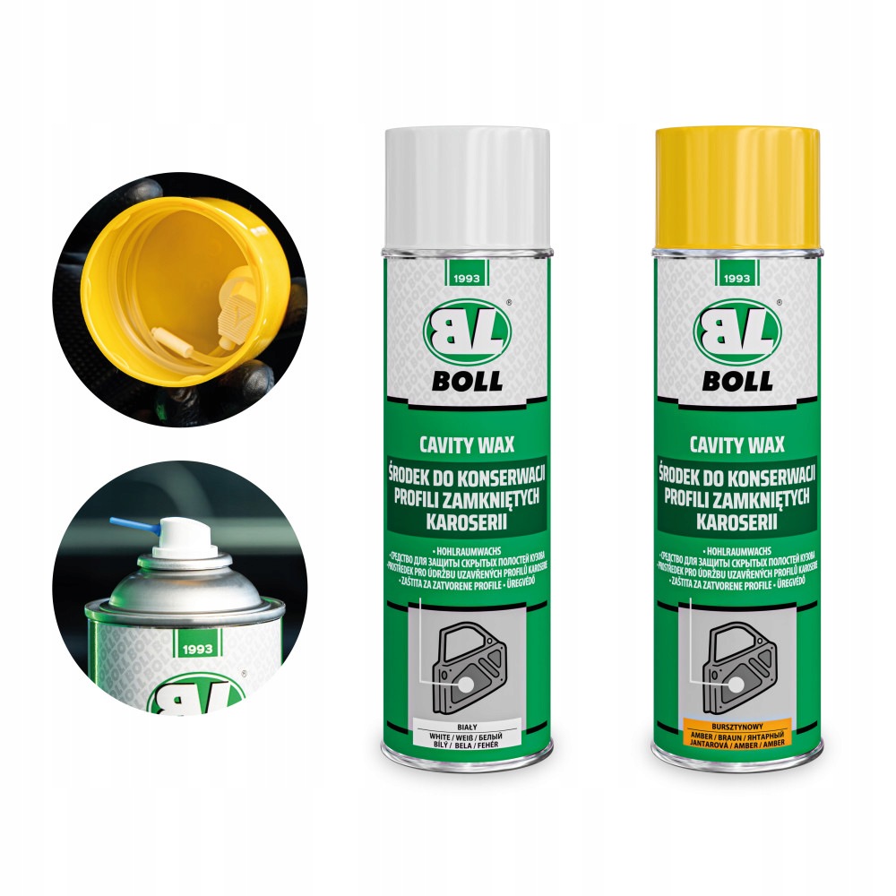 Boll środek do konserwacji profili zamkniętych biały spray 500 ml 0010102