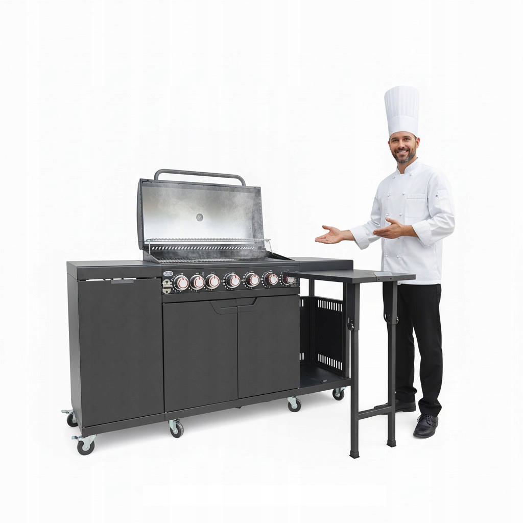 Grill Gazowy XXXL Dekraft Kuchnia Na Taras 6+1 Premium