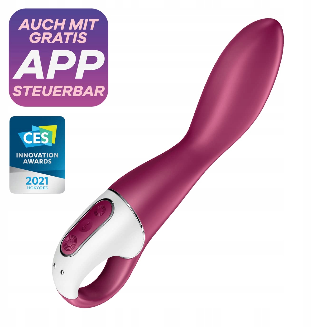 SATISFYER Heated Thrill G-Spot Bluetooth Silicone Vibrator for Women — miniatura 2