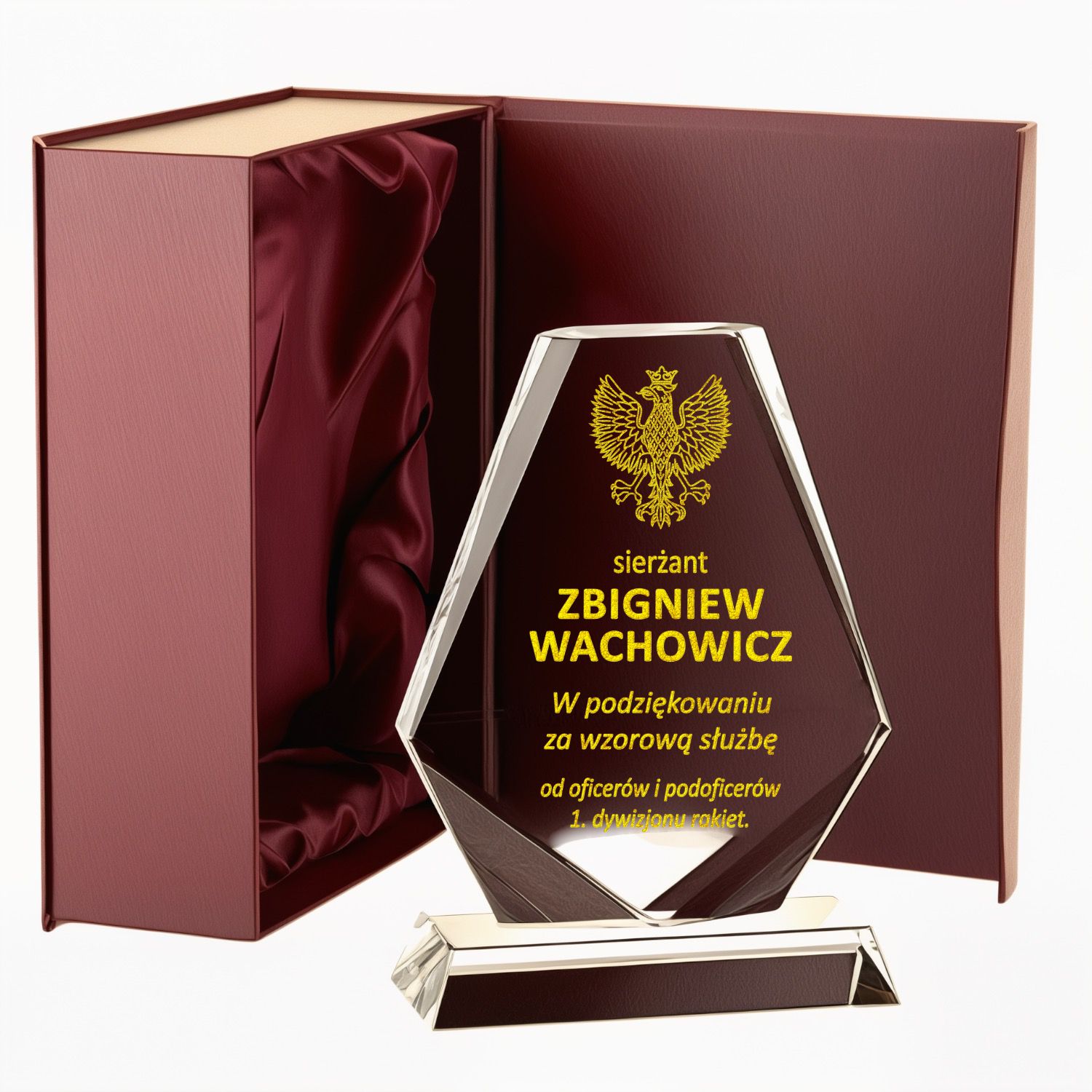 dla Żołnierza Wojskowego na Przysięgę dla Syna Kolegi Brata Grawer