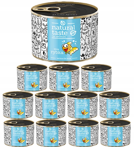 Levně Dolina Noteci Natural Taste zlatých rybek 12x185g