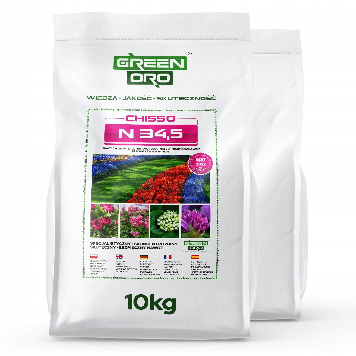 Anglický Zahradní Ledek Amonný Hnojivo na trávník Tráva 10 kg 400 m2 Chisso