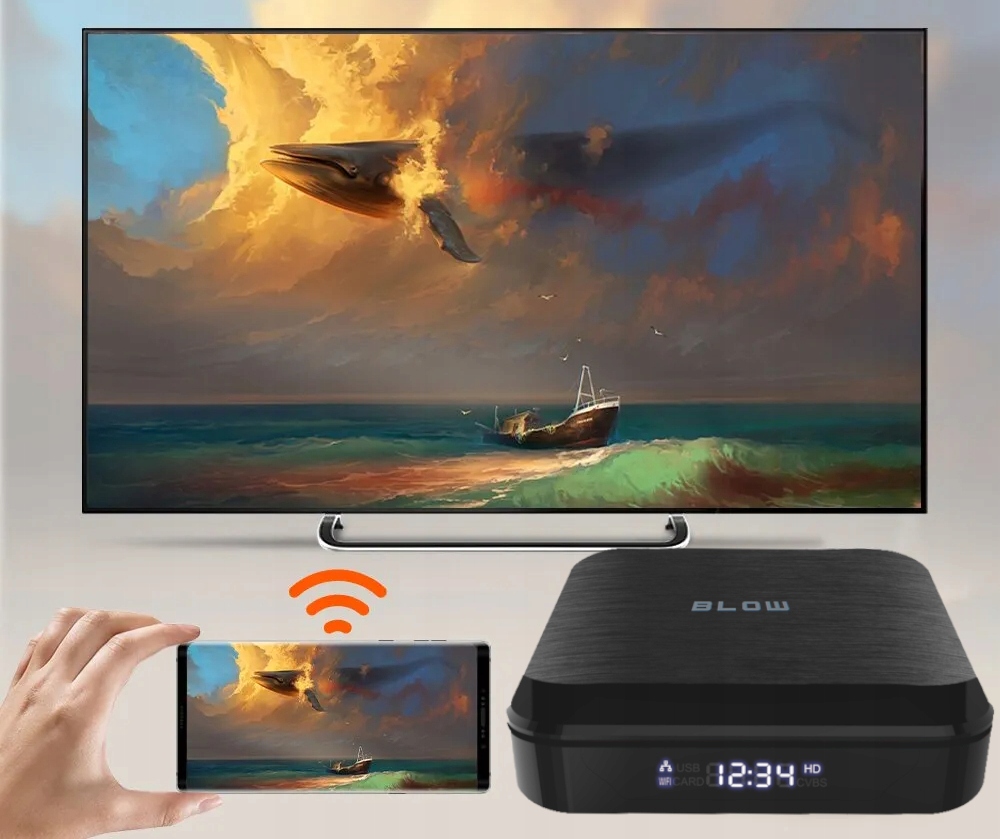 SMART BOX TV ANDROID BLUETOOTH 4K WIFI ODTWARZACZ HDMI USB PILOT PRZYSTAWKA Pojemność dysku 16 GB