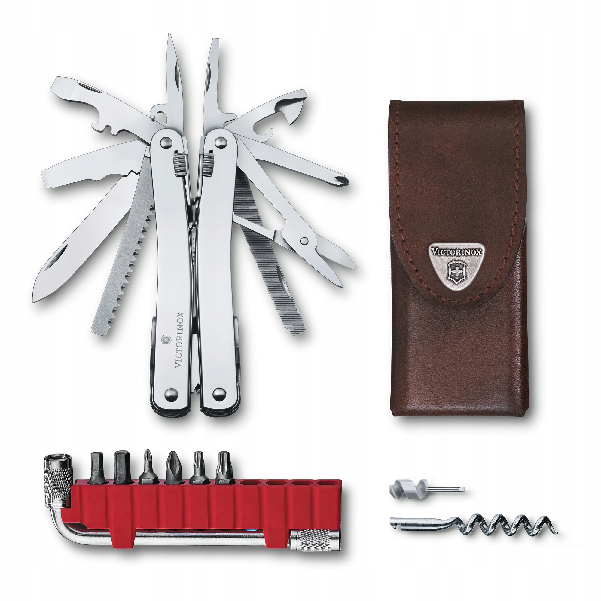 Victorinox 3.0235.L, Swiss Tool Spirit X Plus, 105mm, 35 funkcji etui skóra