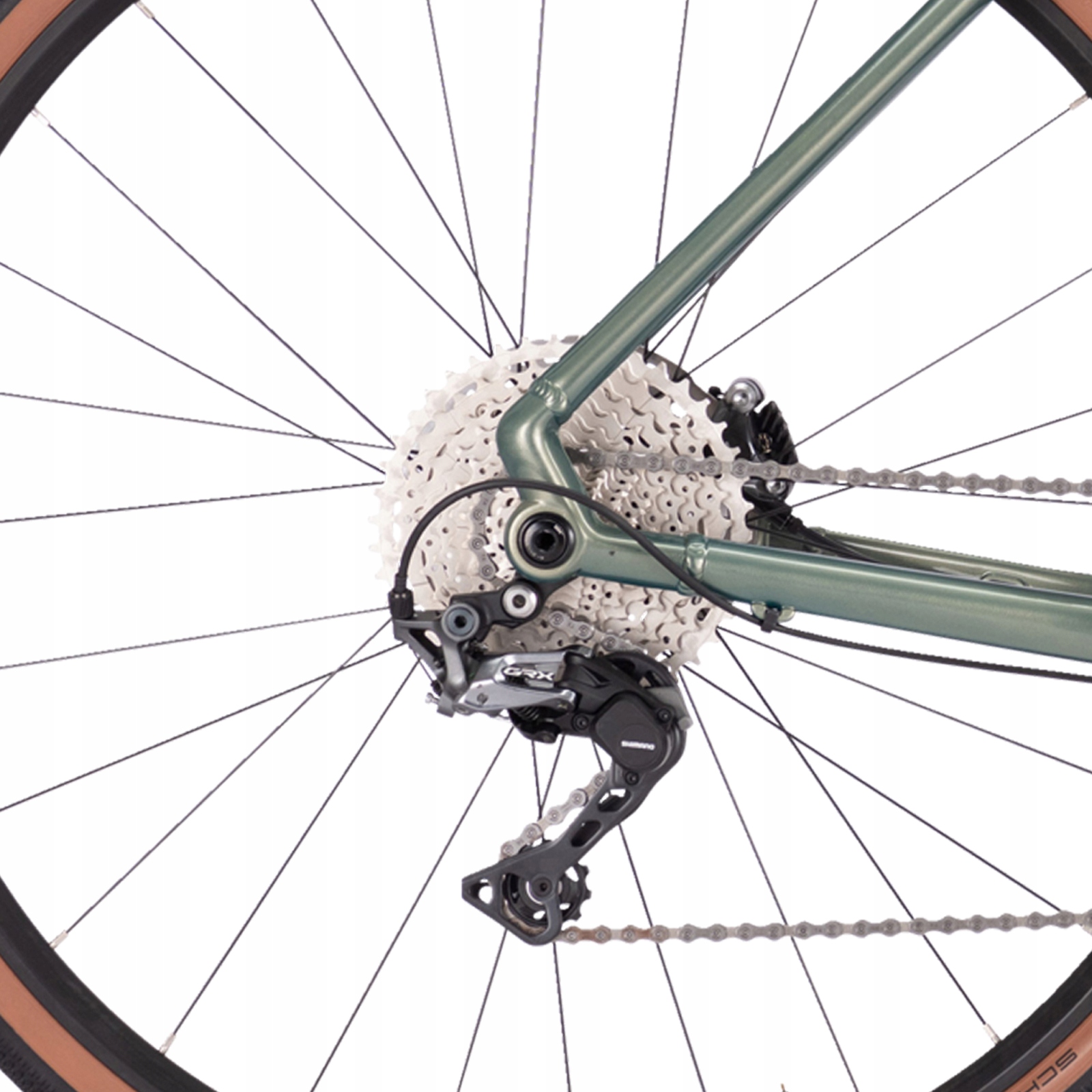 ROWER GRAVEL KETTLER SCINTO 2.0 SPORT GREEN D 54 CM widelec karbon Rozmiar koła (