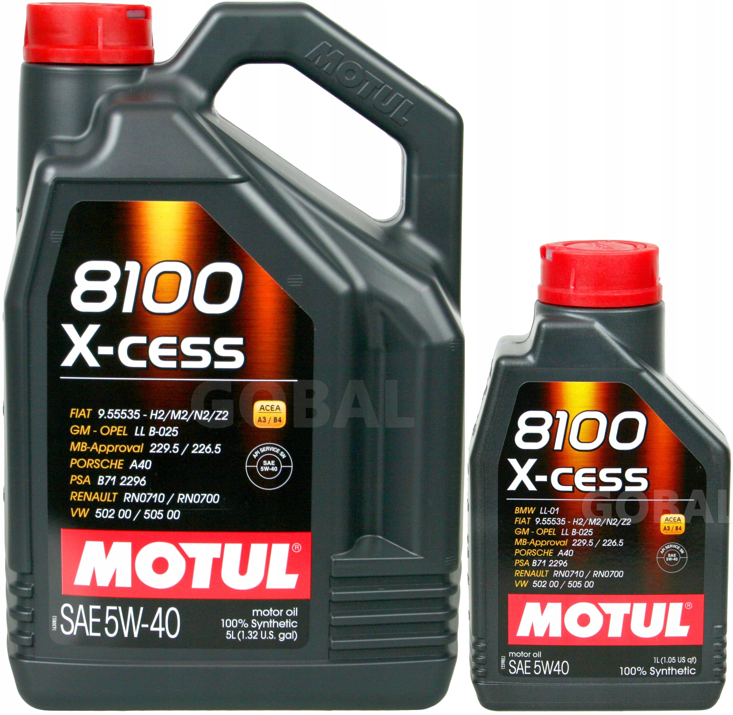 

Olej Motul 8100 X-cess 5W40 6L 502 00/505 00