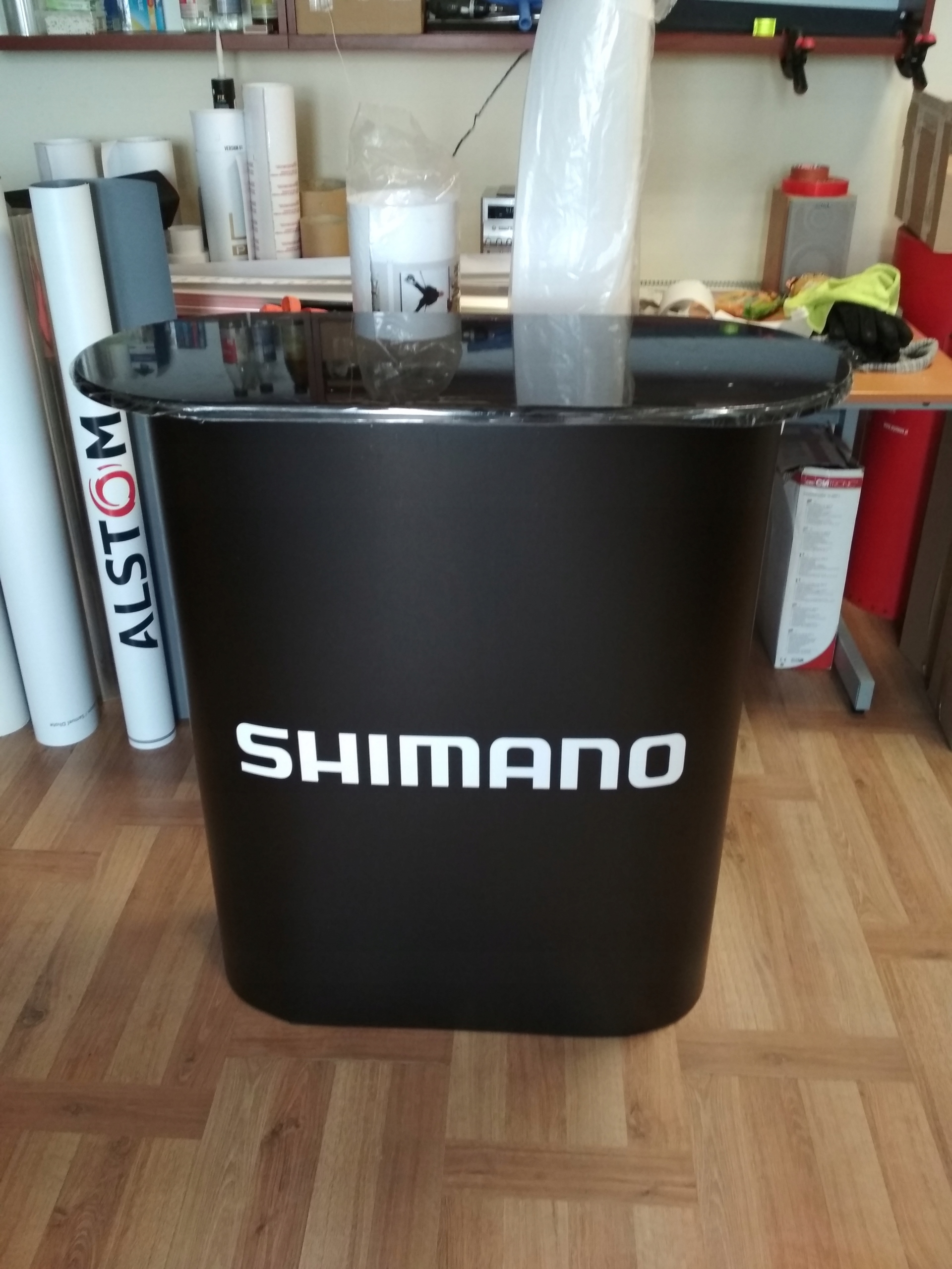 Trybunka reklamowa, Lada Targi, z półką + wydruk EXPRES EAN (GTIN) 5900828232445