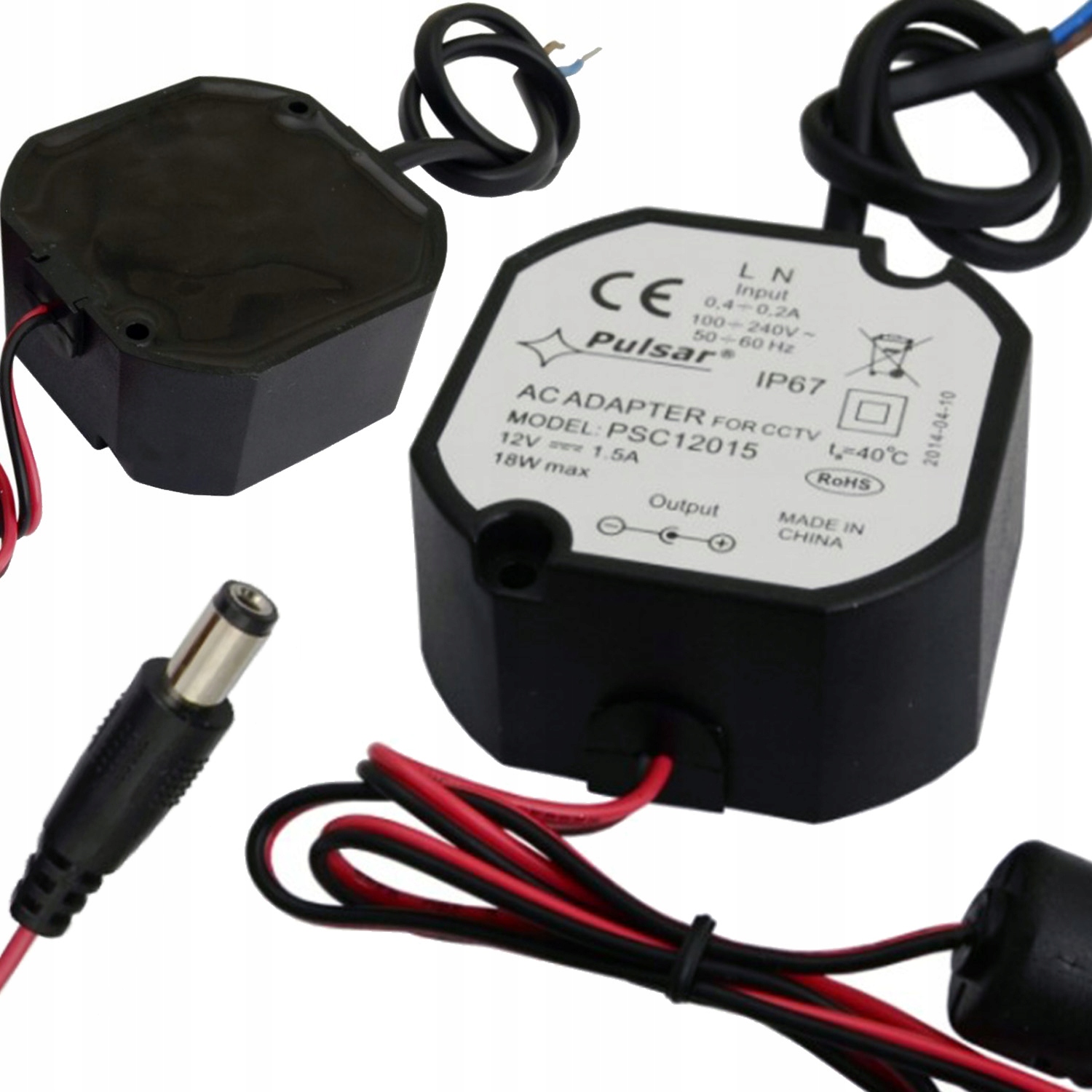 

Zasilacz Dopuszkowy do Kamer Cctv Pulsar 1,5A /12V