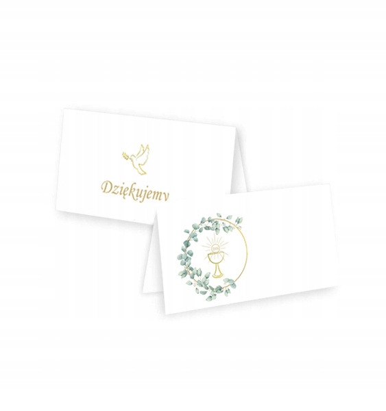 WINIETKI KOMUNIJNE PIERWSZA KOMUNIA ŚWIĘTA GOŁĄB ZŁOTY 10 SZT