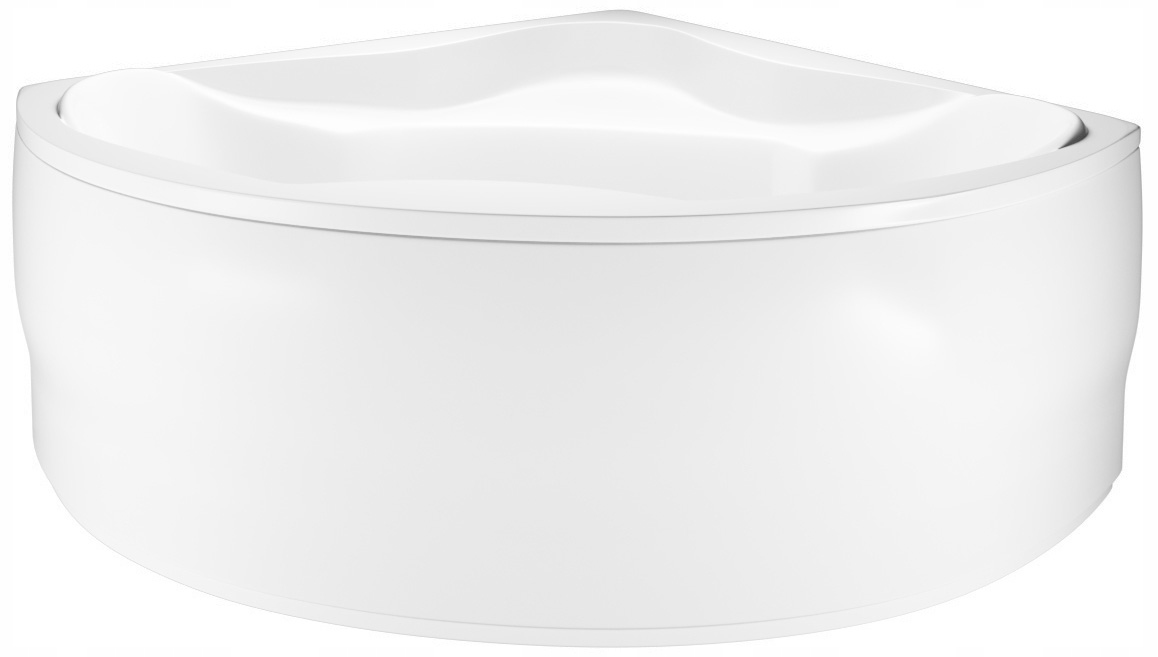 Velká symetrická rohová akrylátová vana na nožkách s krytem Beta 150x150