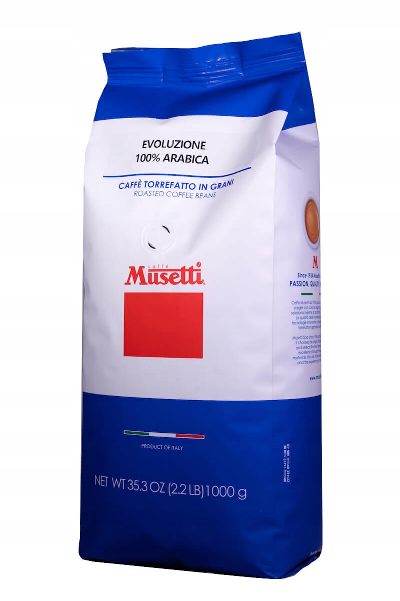 Kawa ziarnista Musetti Evoluzione 1000 g