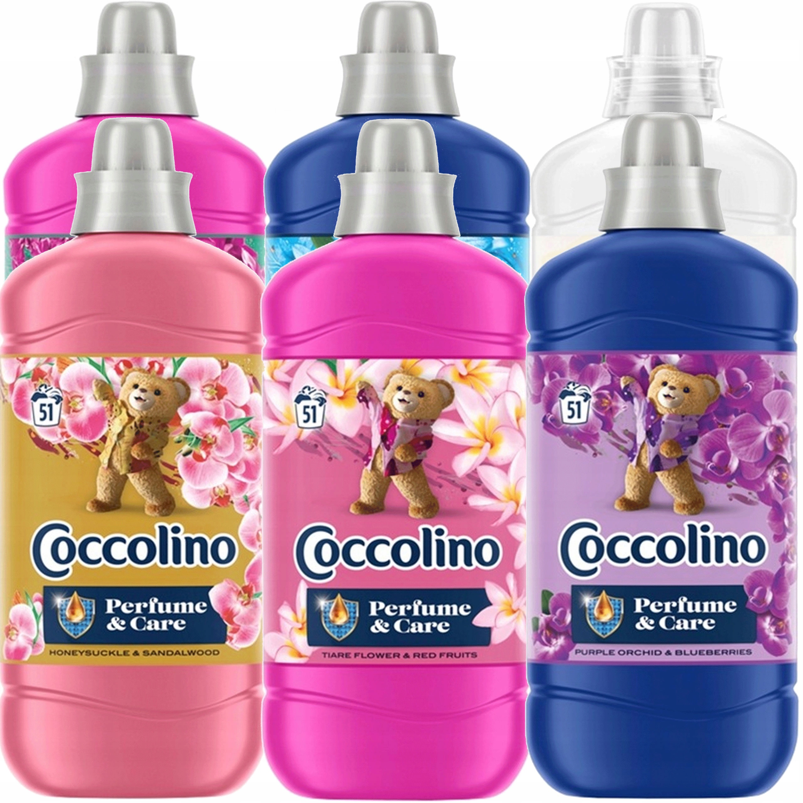 Levně Sada Coccolino Creations Tiare Flowers & Patchouli 1,275l x6 MIX 7,65l