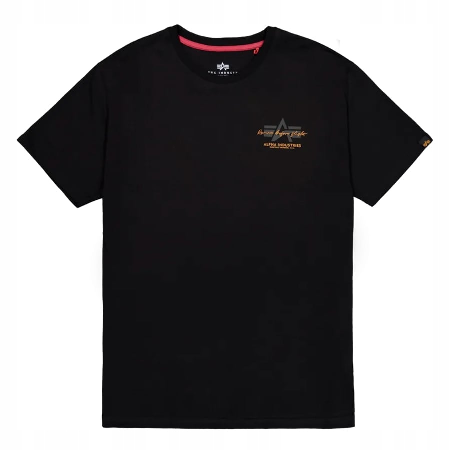 Tričko bavlněné tričko Alpha Industries Tonal Logo Print Black S