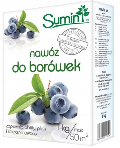 

Nawóz do Borówek 1kg Sumin