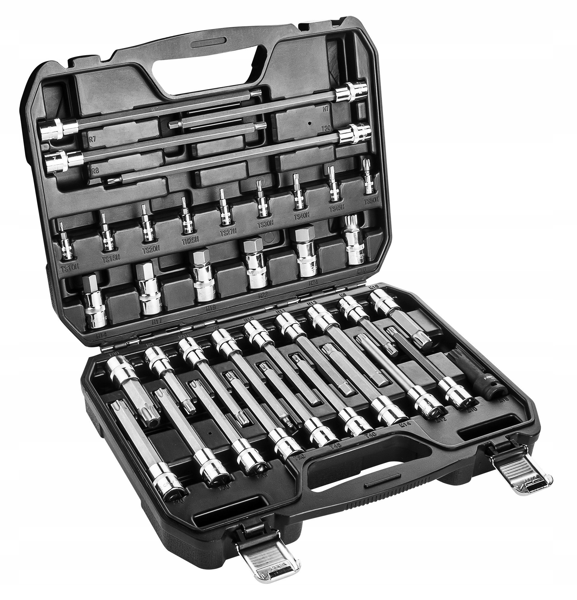 

Zestaw Bity Torx 1/2" 38szt Neo klucze 08-710