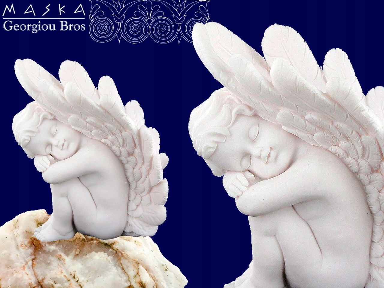 Spiaci anjelik – grécky alabaster