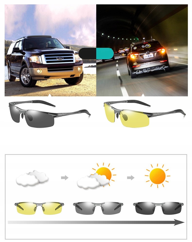 Okulary Noktowizyjne Do Jazdy Samochodem V2 Marka bez marki