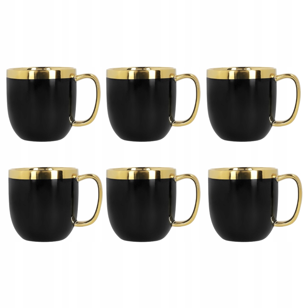 Serwis kawowy zestaw 6 osób Kubek Sinnes porcelana do kawy herbaty Homla