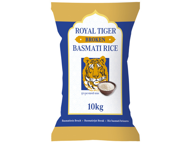 Ryż 100% Basmati połamany Premium 10kg Royal Tiger Filipino Food