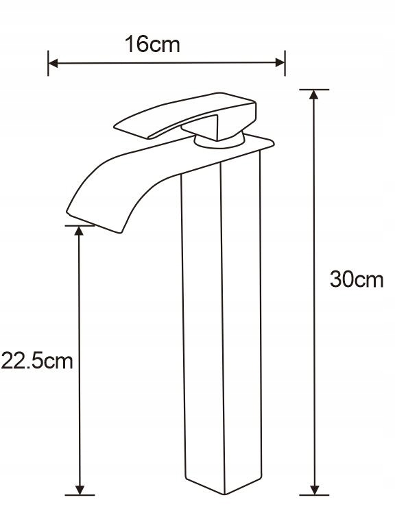 MEXEN ARIES BATERIA UMYWALKOWA WYSOKA CHROM Marka Mexen