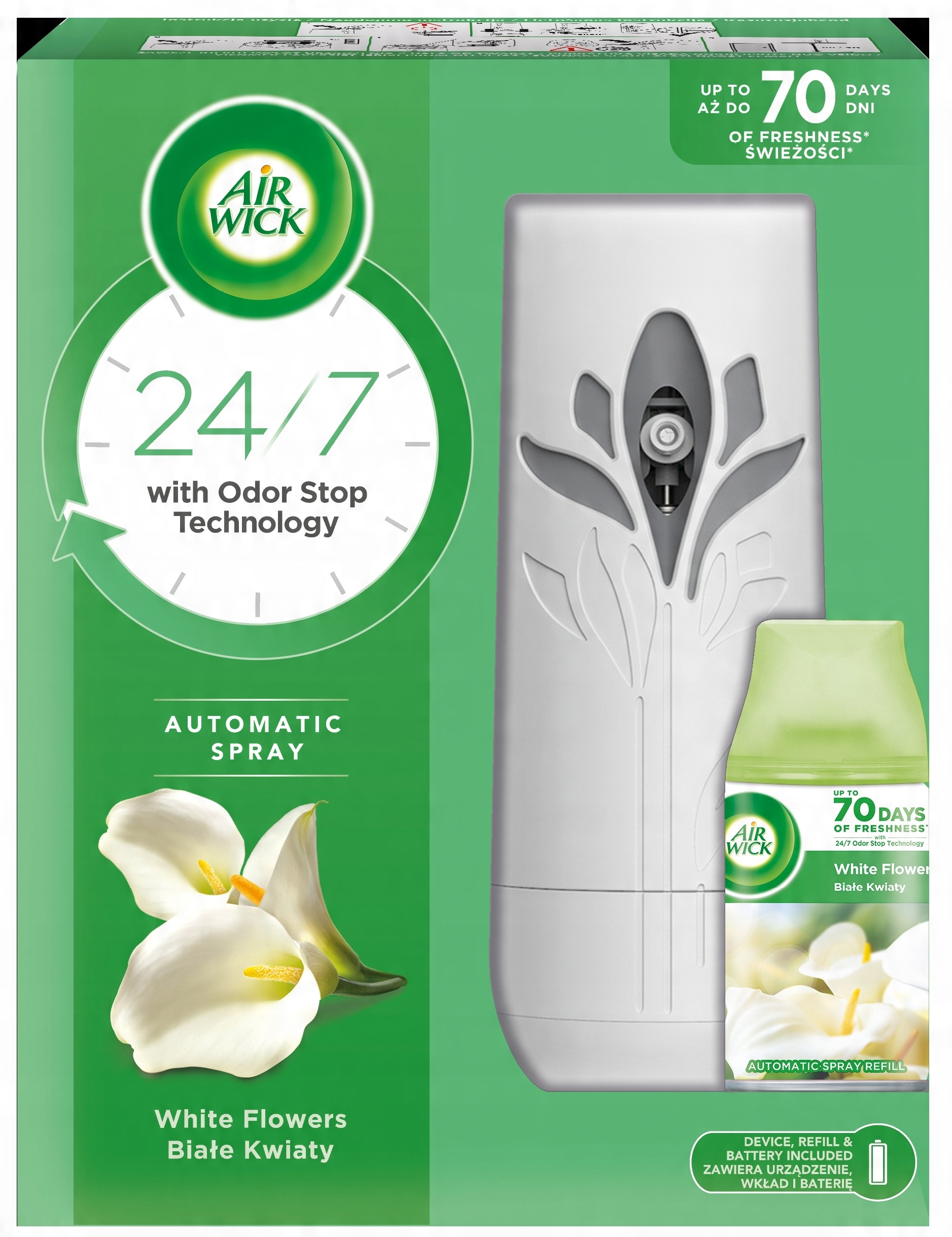 

Air Wick Freshmatic Białe Kwiaty 250 ML Komplet