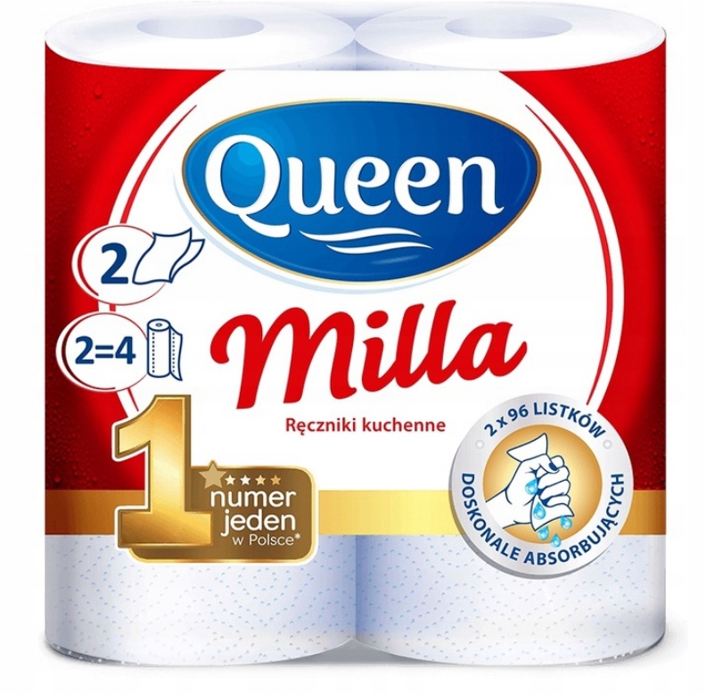 

Queen Milla ręczniki papierowe 2 rolki po 21m