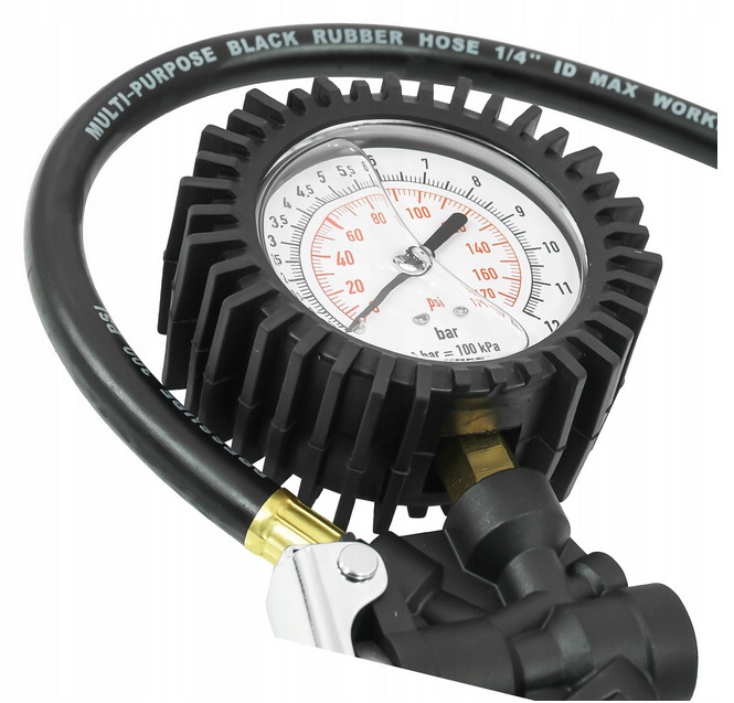 PISTOLET DO POMPOWANIA KÓŁ OPON PNEUMATYCZNY Z MANOMETREM KOMPRESORA POMPKA Kod producenta V81267