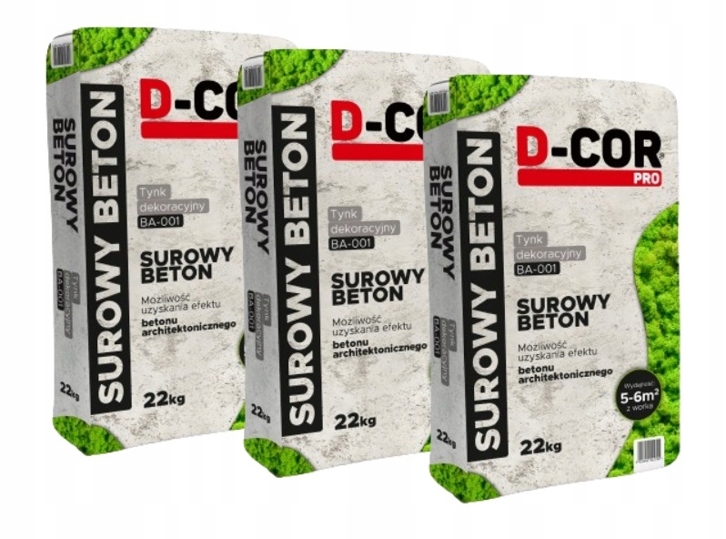 Dekorativní betonová hmota 15-18 m2 m2 BA-001 loft