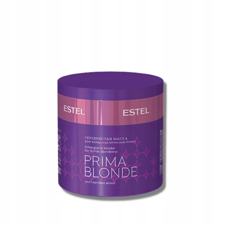 Estel Prima Blonde maska nabłyszczająca chłodne odcienie blondu 300 ml