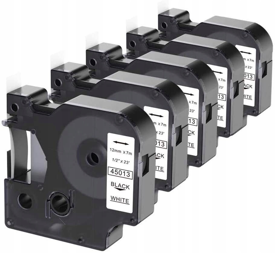 

Taśma do Dymo D1 45013 12mm S0720530 Zestaw 5 szt