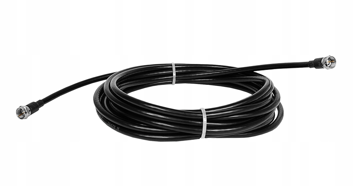 Gotowy kabel antenowy IAPT przewód RG-59 wtyk F / wtyk F 10m Kod producenta Gotowy kabel 10m wtyk F / wtyk F