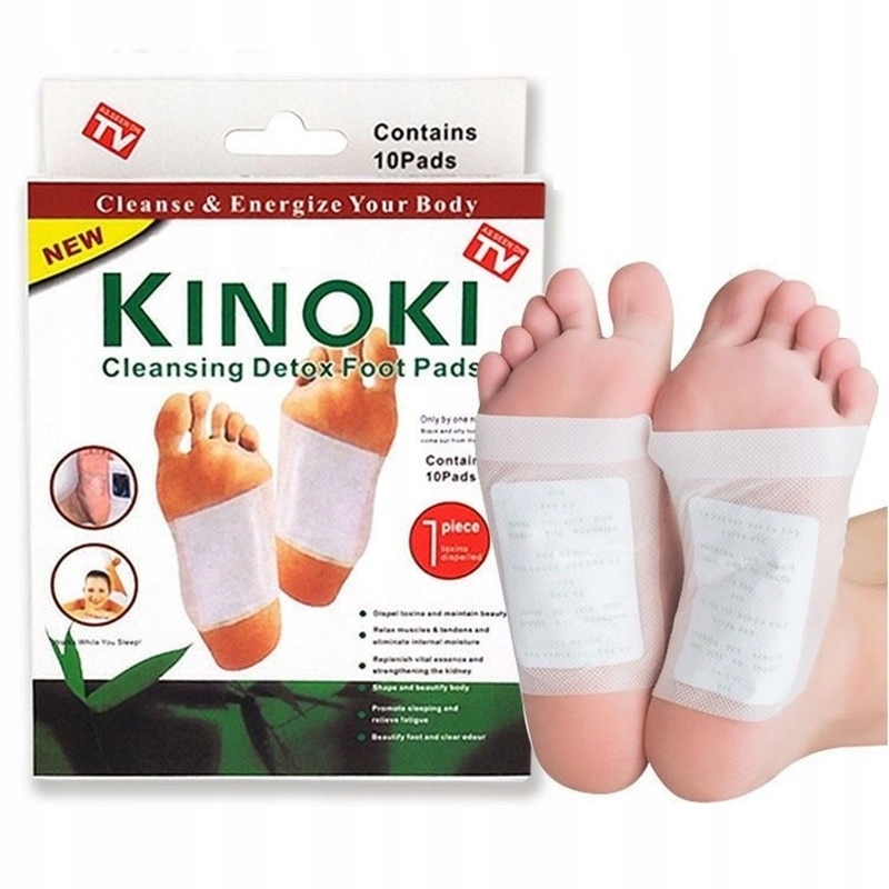 

Kinoki Plastry Oczyszczające Detox Toksyny Stopy