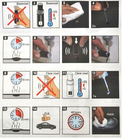 Zaprawka lakiernicza KPN SZARA RENAULT MEGANA IV KADJAR CLIO 4 TEKPN OE Producent Renault OE