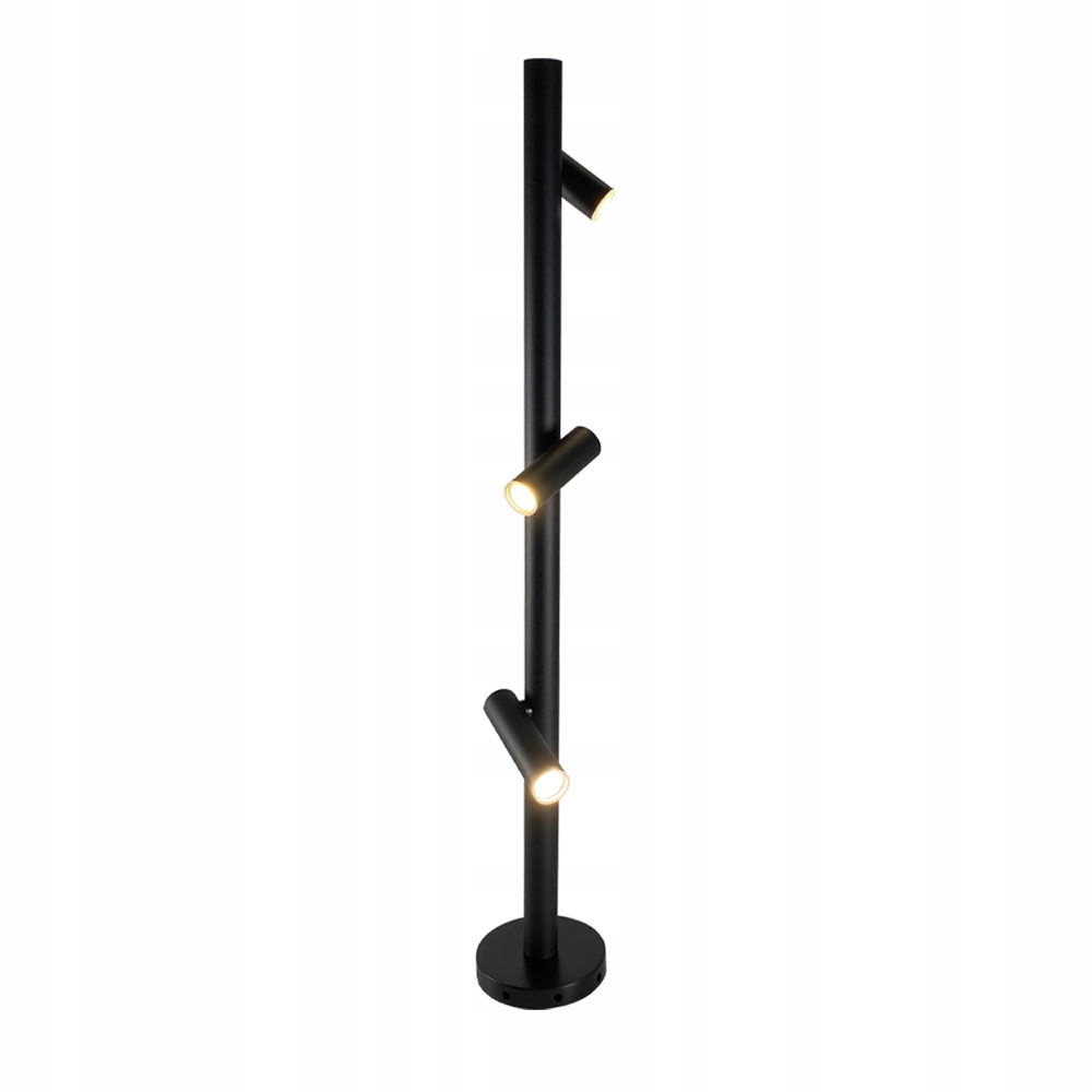 Stojacia záhradná lampa s trojitým stĺpikom 100 cm, nastaviteľné reflektory Shilo