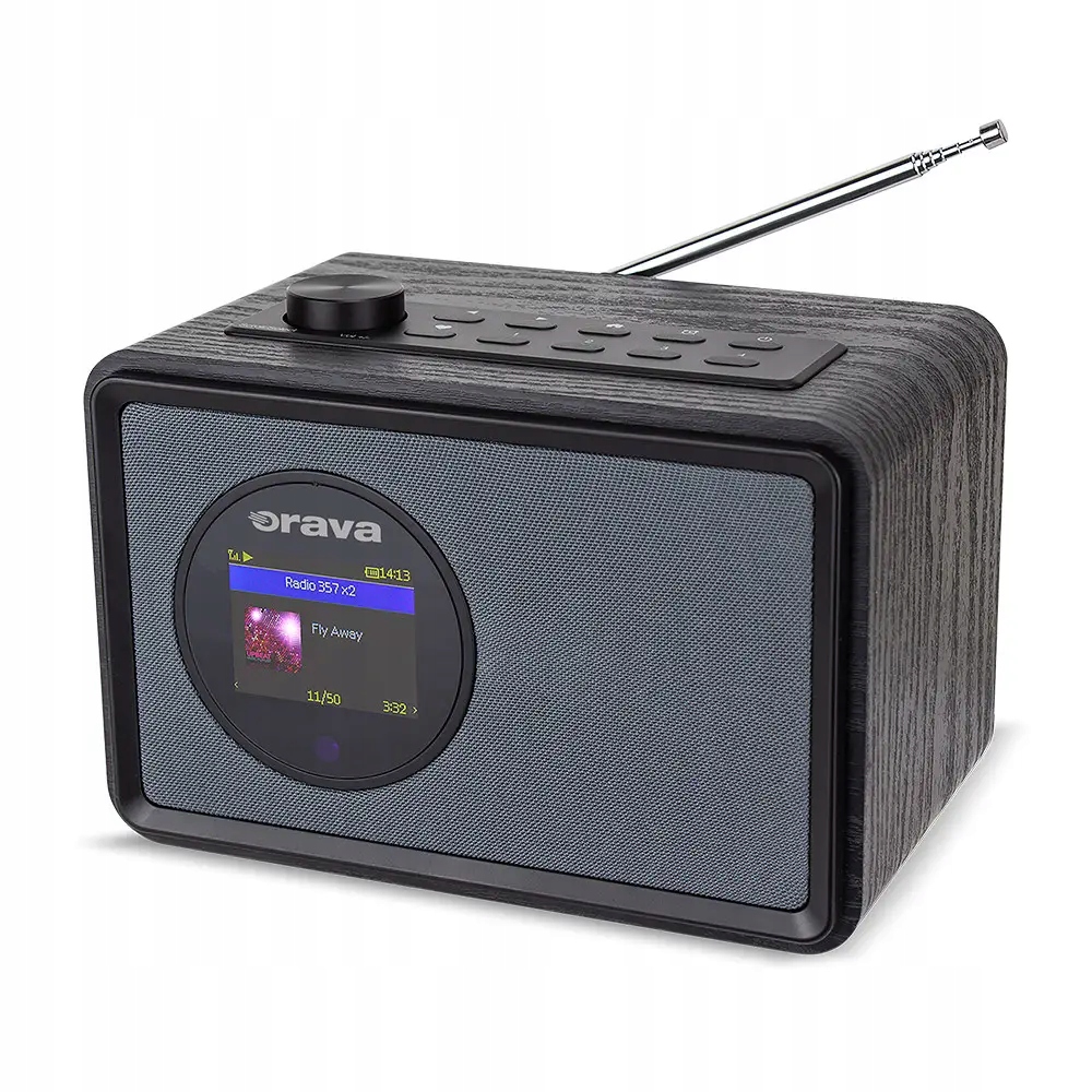 Radio sieciowo-bateryjne Dab+, Fm, internetowe Orava RR-30i