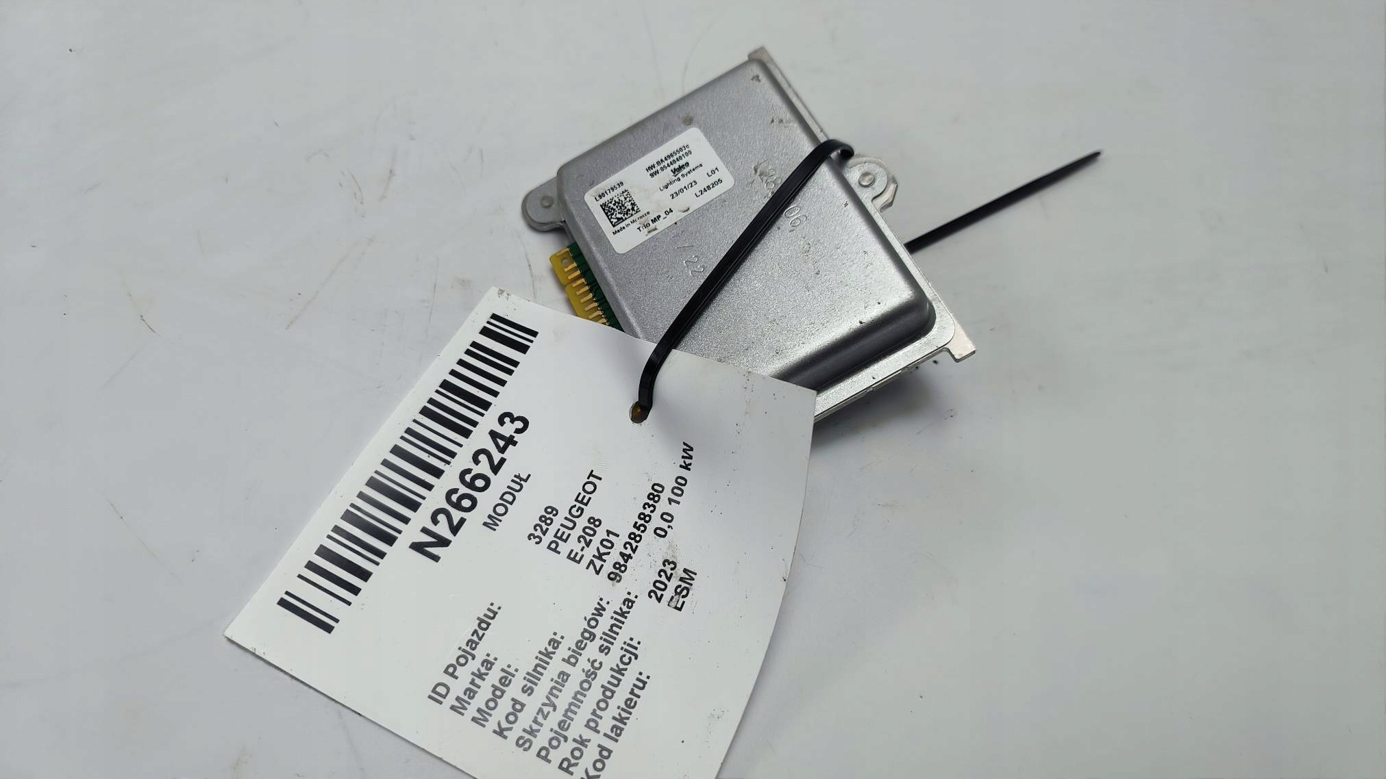 control unit module LED L90179539 PEUGEOT E-208