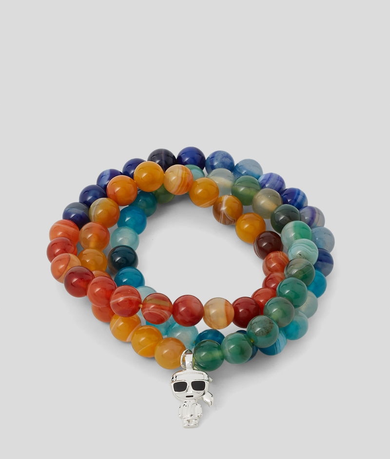 Karl Lagerfeld Barevný Náramek S Přívěskem