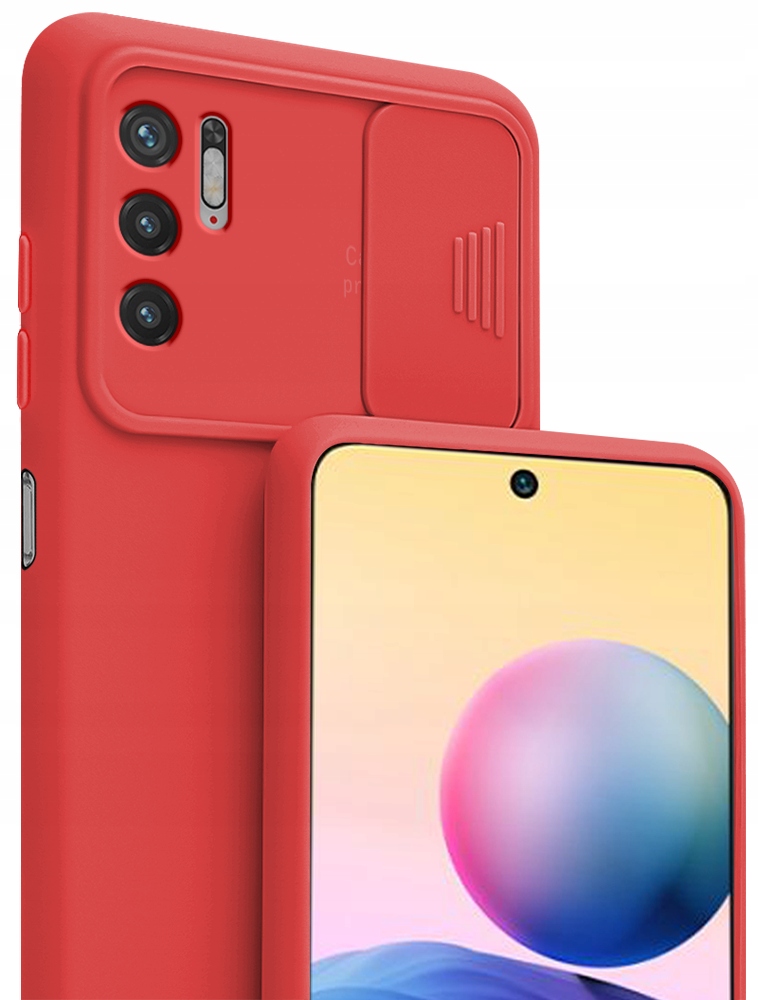 

Etui Silicone CamShield Szkło do Xiaomi Note 10 5G