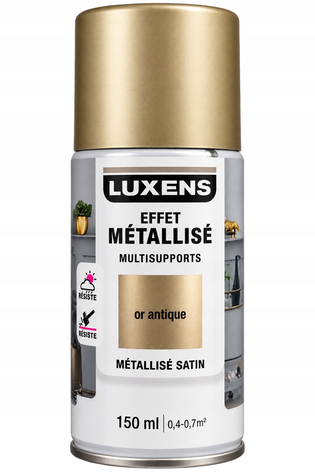 Luxens Lakier Metaliczny Brąz Metalik Spray 150ML