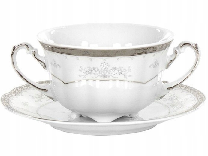 E361 Bulionówka Spodek Bolero Ćmielów Porcelana